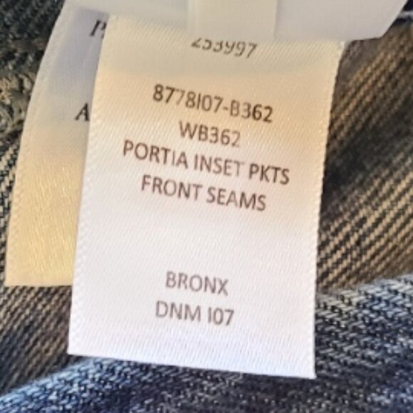 NEW NWOT! PAIGE DENIM PORTIA INSET POCKET FRONT SEAM WIDE LEG JEANS BRONX sz 29 - Picture 9 of 9